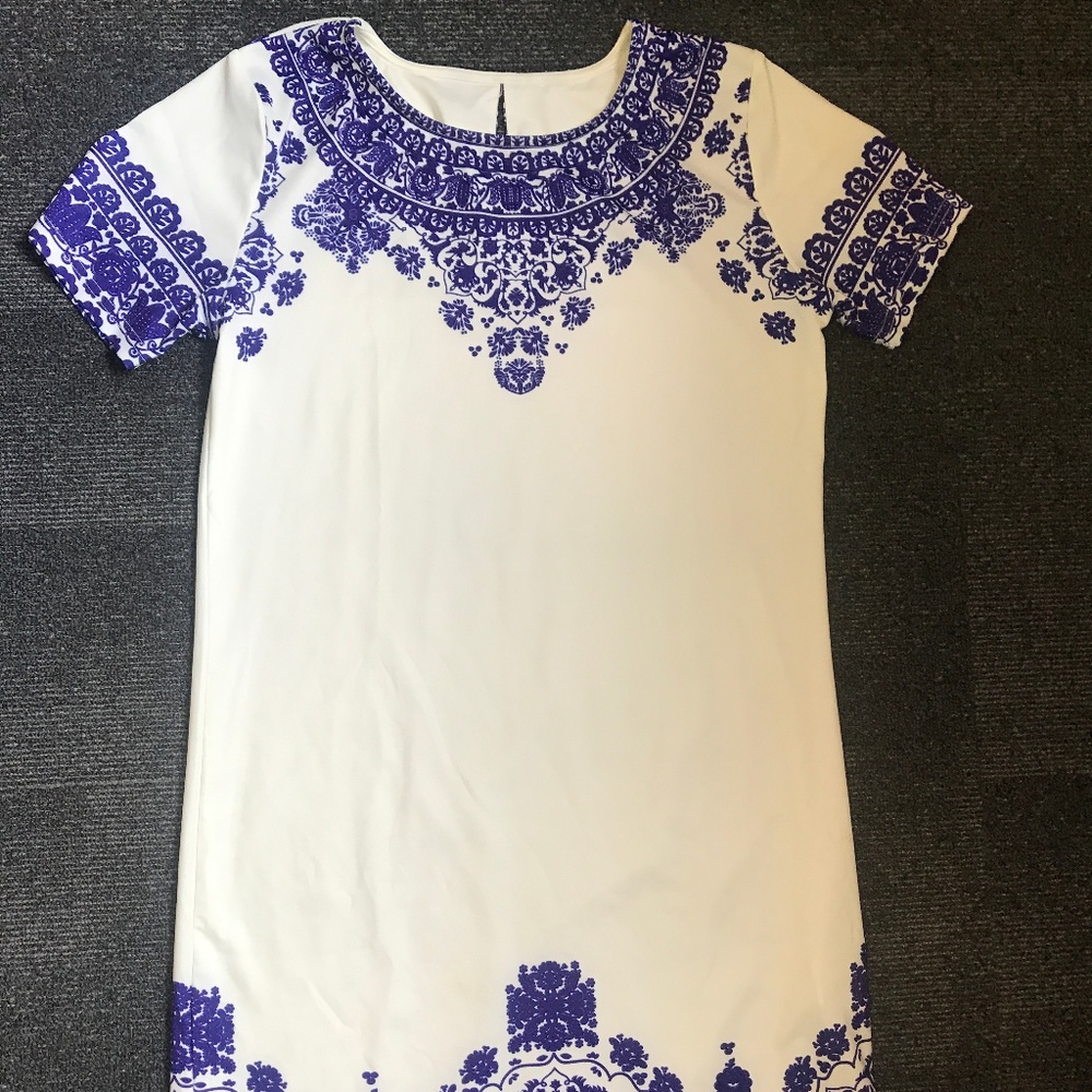 Delft Blue Dress